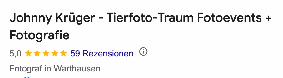 Bewertungen auf Google - Danke für die vielen guten Bewertungen!!